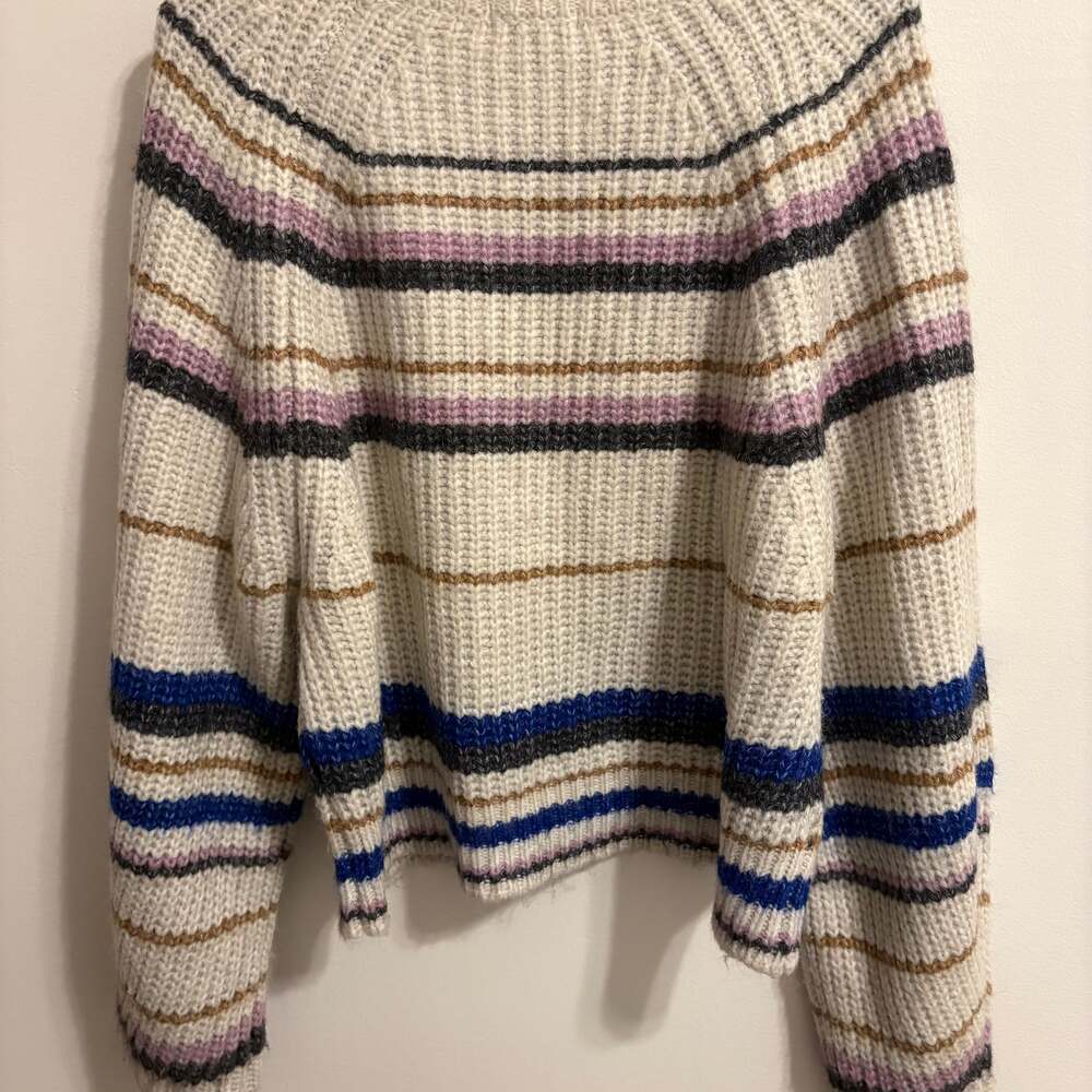 Z SUPPLY Desmond Striped Crew Neck Knit Sweater - Picture 3 of 3